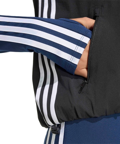 adidas(アディダス)の「adidas ADILENIUM 5.0 SLEEVELESS TRACK TOP / アディダス スリーブレス トラックトップ(その他アウター・レディース・ブラック・S/M/L)」の5枚目の写真