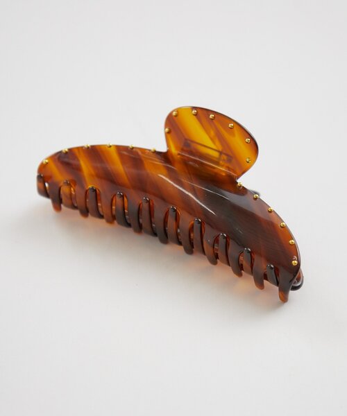 mystic（ミスティック）の「マーブルラウンドヘアクリップ（ブローチ/コサージュ・レディース・アイボリー/ブラウン・ONE SIZE）」の10枚目の写真