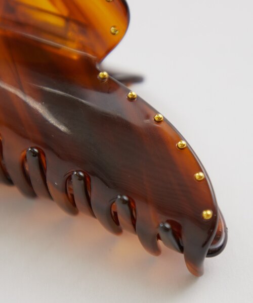 mystic（ミスティック）の「マーブルラウンドヘアクリップ（ブローチ/コサージュ・レディース・アイボリー/ブラウン・ONE SIZE）」の11枚目の写真