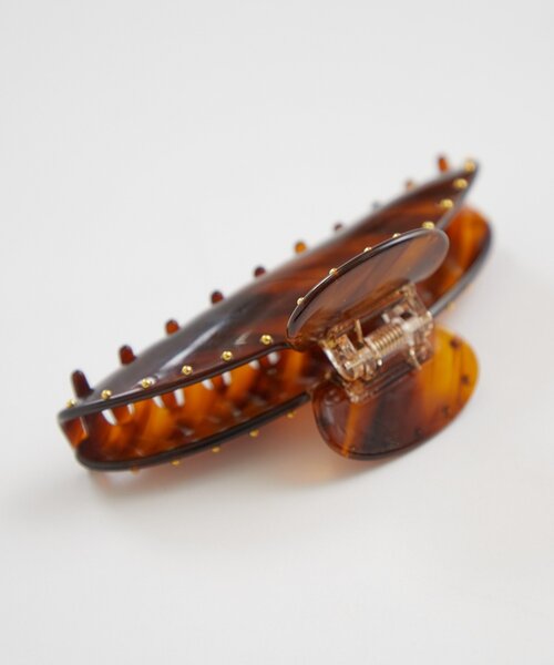 mystic（ミスティック）の「マーブルラウンドヘアクリップ（ブローチ/コサージュ・レディース・アイボリー/ブラウン・ONE SIZE）」の12枚目の写真