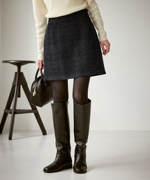 ROPE' PICNIC | ファンシーツイードチェックミニスカート(スカート)