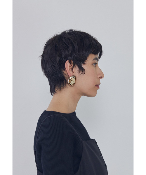 1er Arrondissement(プルミエアロンディスモン)の「<JAMIRAY(ジャミレイ)“BEAN MOTIF”ピアス(両耳)(その他ヘアアクセサリー・レディース・ゴールド/シルバー系その他・FREE)」の5枚目の写真