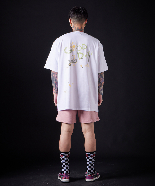 ASTRAL PROJECTION(アストラルプロジェクション)の「グッデイ スーピマコットン ラウンドネック 半袖Tシャツ_ホワイト(Tシャツ/カットソー・メンズ・その他・LARGE/X-LARGE/XX-LARGE)」の6枚目の写真