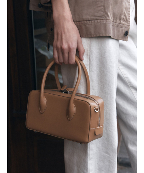 DEMERIEL（ドゥメリエル）の「Bowling Bag Medium Beige（ショルダーバッグ・レディース・その他・FREE）」の3枚目の写真