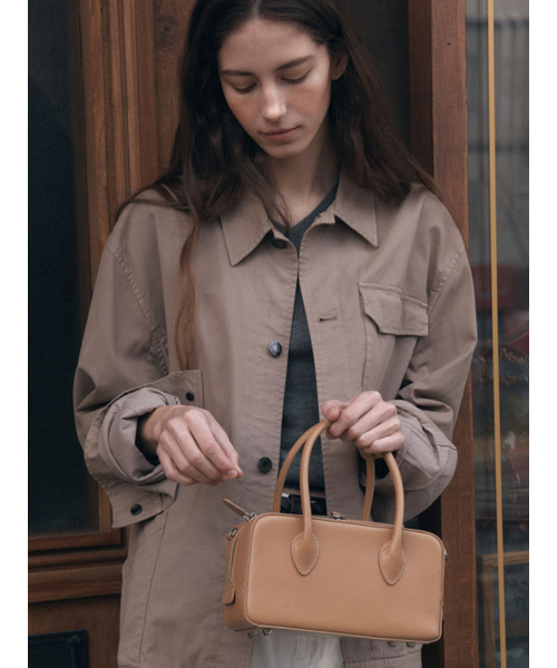 DEMERIEL（ドゥメリエル）の「Bowling Bag Medium Beige（ショルダーバッグ・レディース・その他・FREE）」の4枚目の写真