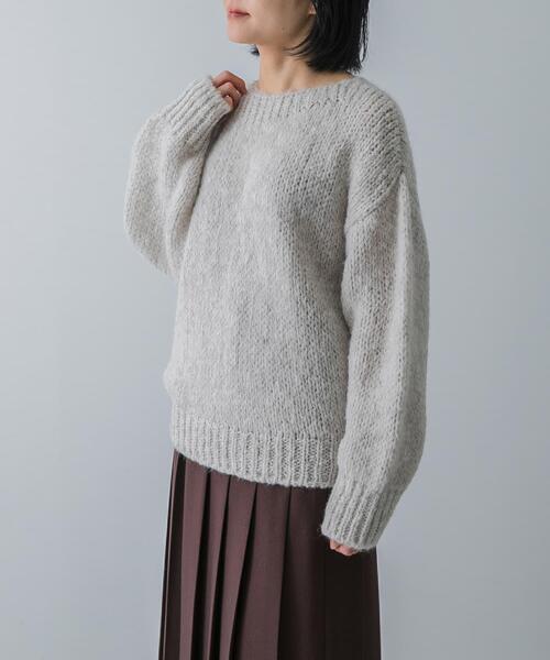 セール】『別注』TRICOTS JEAN MARC×DOORS boat neck loose knit