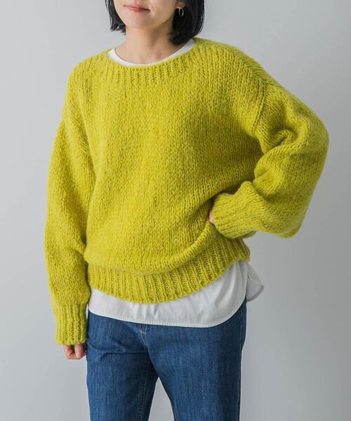 セール】『別注』TRICOTS JEAN MARC×DOORS boat neck loose knit