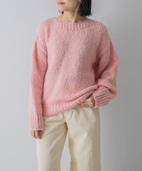 セール】『別注』TRICOTS JEAN MARC×DOORS boat neck loose knit