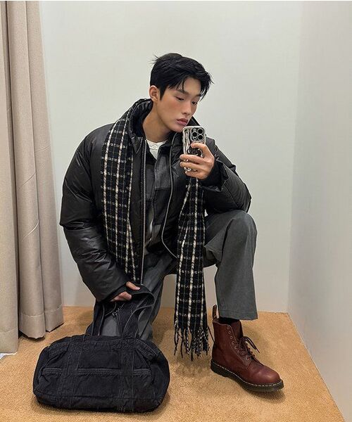 BOWLOW PRODUCT（バウロープロダクト）の「リブヘンリーネックマッスルロングスリーブニットT [アイボリー]（Tシャツ/カットソー・メンズ・その他・LARGE/X-LARGE/MEDIUM）」の3枚目の写真
