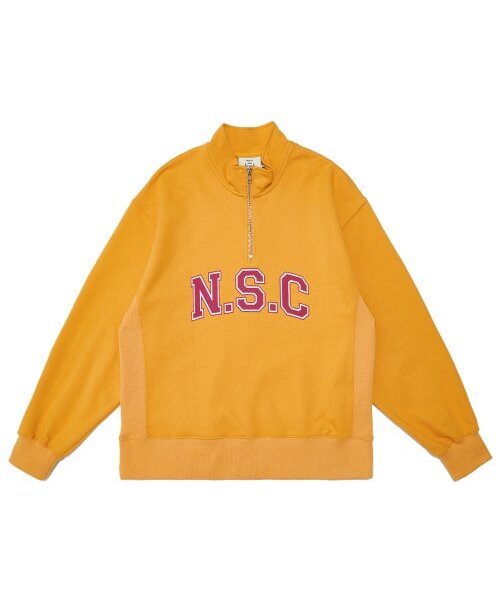 NAKED SURF CLUB(ネイキッドサーフクラブ)の「ペットリサイクル N.S.C ジッパー スウェット(マスタード)(その他トップス・レディース・その他・1)」の1枚目の写真