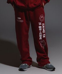 CAMEL WORK（キャメルワーク）の「リキッドスマイルスウェットパンツ（ワイン）（スウェットパンツ）」