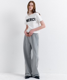 RAVEROUS（レイバーロス）の「Lace Lining Track Pants_Melange Gray（その他パンツ）」