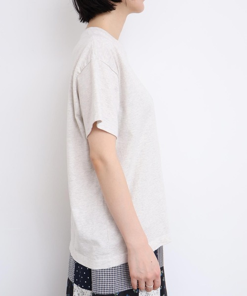 l'atelier du savon(アトリエドサボン)の「春の行楽びよりTシャツ(Tシャツ/カットソー・レディース・ホワイト/オートミール・FREE)」の3枚目の写真