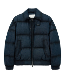 UNGIMMICK（アンジミック）の「OIL BRUSHED DENIM DOWN JACEKT (INDIGO)（ダウンジャケット/コート）」