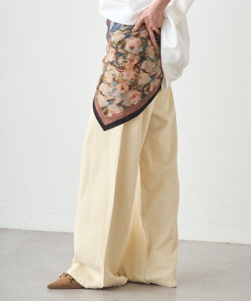 LOUNGEDRESS（ラウンジドレス）の「【GALENA/ガレナ】アートプリントスカーフ（バンダナ/スカーフ・レディース・ブラック・FREE）」の8枚目の写真