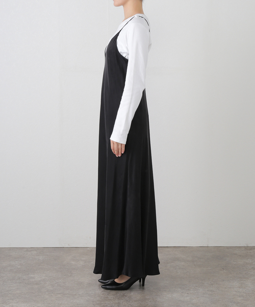 Deuxieme Classe(ドゥーズィエムクラス)の「*Cu/R Camisole ドレス(ワンピース・レディース・ブラック・36/38)」の10枚目の写真