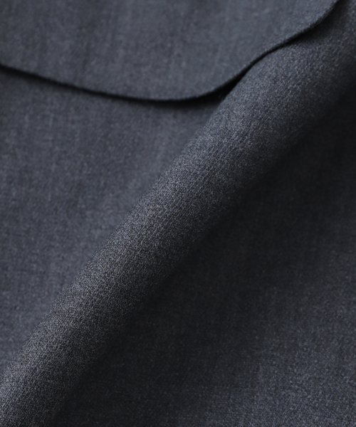 セール】ウールポリエステル ミルドツイル 2ボタンジャケット