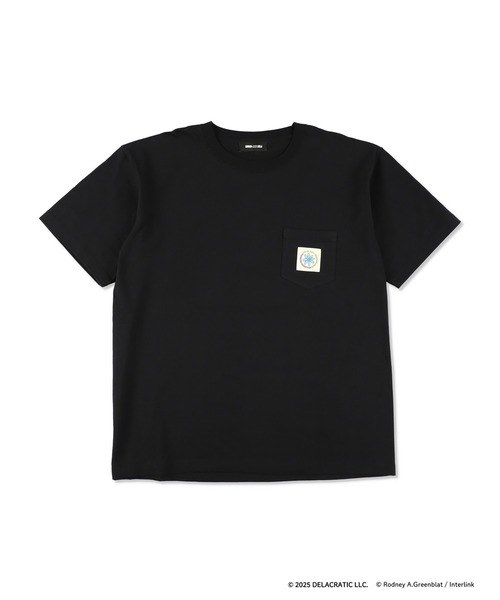 WIND AND SEA(ウィンダンシー)の「PARAPPA x DE LA SOUL x WDS POCKET S/S TEE(Tシャツ/カットソー・メンズ・ブラック/ホワイト・S/M)」の6枚目の写真
