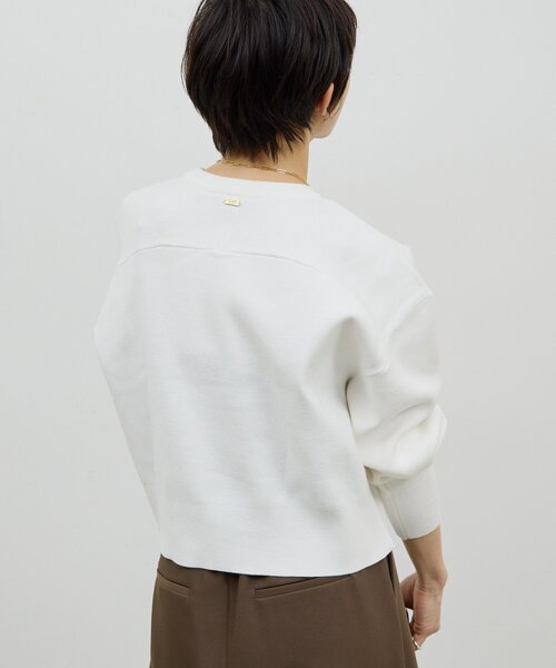 GALLARDAGALANTE（ガリャルダガランテ）の「スウェットライククルーニット（Tシャツ/カットソー・レディース・グレー/レッド/ホワイト・FREE）」の6枚目の写真