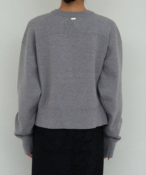 GALLARDAGALANTE（ガリャルダガランテ）の「スウェットライククルーニット（Tシャツ/カットソー・レディース・グレー/レッド/ホワイト・FREE）」の20枚目の写真