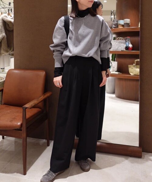 GALLARDAGALANTE（ガリャルダガランテ）の「スウェットライククルーニット（Tシャツ/カットソー・レディース・グレー/レッド/ホワイト・FREE）」の22枚目の写真