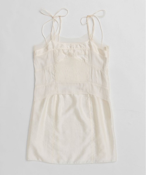 PRANK PROJECT(プランクプロジェクト)の「【Pre-Order】ピンタックスリップミニドレス / Pintuck Slip Mini Dress(その他トップス・レディース・ブラック/ホワイト・FREE)」の20枚目の写真