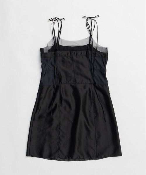 PRANK PROJECT(プランクプロジェクト)の「【Pre-Order】ピンタックスリップミニドレス / Pintuck Slip Mini Dress(その他トップス・レディース・ブラック/ホワイト・FREE)」の22枚目の写真