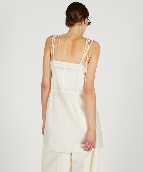PRANK PROJECT(プランクプロジェクト)の「【Pre-Order】ピンタックスリップミニドレス / Pintuck Slip Mini Dress(その他トップス・レディース・ブラック/ホワイト・FREE)」の13枚目の写真