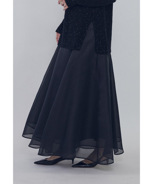 1er Arrondissement（プルミエアロンディスモン）の「オーガンジースカート（スカート・レディース・ブラック系その他3・38/36）」の10枚目の写真