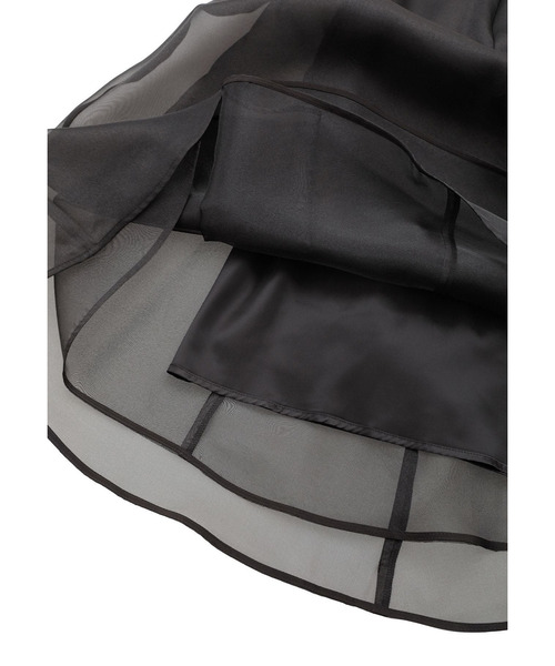 1er Arrondissement（プルミエアロンディスモン）の「オーガンジースカート（スカート・レディース・ブラック系その他3・38/36）」の6枚目の写真