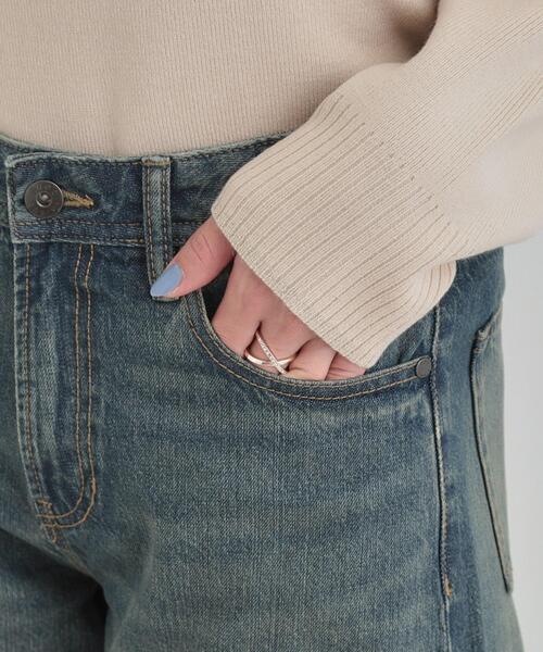 SHOO・LA・RUE（シューラルー）の「【SHOO・LA・RUE DENIM】体型カバーにも バギーデニムワイドパンツ（デニムパンツ・レディース・ブルー系その他/ブラック/サックスブルー・01/02/03/04）」の20枚目の写真