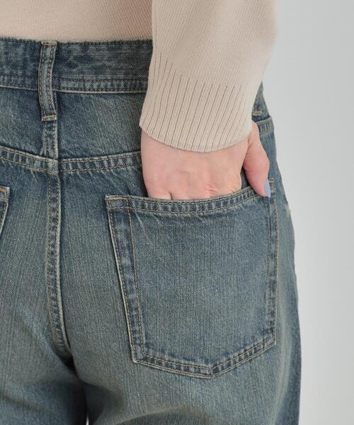 SHOO・LA・RUE（シューラルー）の「【SHOO・LA・RUE DENIM】体型カバーにも バギーデニムワイドパンツ（デニムパンツ・レディース・ブルー系その他/ブラック/サックスブルー・01/02/03/04）」の21枚目の写真