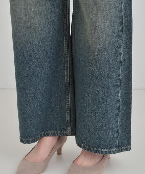 SHOO・LA・RUE（シューラルー）の「【SHOO・LA・RUE DENIM】体型カバーにも バギーデニムワイドパンツ（デニムパンツ・レディース・ブルー系その他/ブラック/サックスブルー・01/02/03/04）」の22枚目の写真