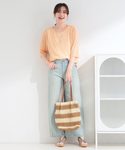 SHOO・LA・RUE(シューラルー)の「【SHOO・LA・RUE DENIM/S-LL】体型カバーにも バギーデニムワイドパンツ(デニムパンツ・レディース・ブルー系その他/ブラック/サックスブルー・01/02/03/04)」の13枚目の写真