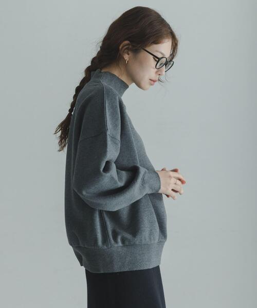 URBAN RESEARCH Sonny Label(アーバンリサーチサニーレーベル)の「『UR TECH』モックネックスウェット(スウェット・レディース・ホワイト系その他/ピンク/チャコールグレー・FREE)」の15枚目の写真