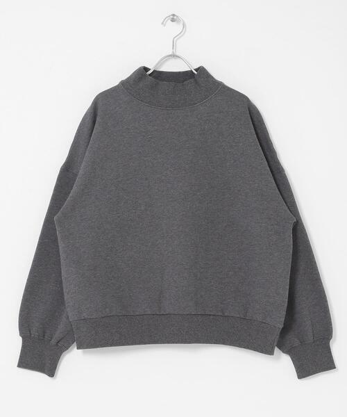 URBAN RESEARCH Sonny Label(アーバンリサーチサニーレーベル)の「『UR TECH』モックネックスウェット(スウェット・レディース・ホワイト系その他/ピンク/チャコールグレー・FREE)」の20枚目の写真