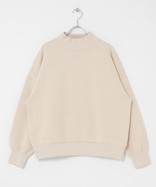 URBAN RESEARCH Sonny Label(アーバンリサーチサニーレーベル)の「『UR TECH』モックネックスウェット(スウェット・レディース・ホワイト系その他/ピンク/チャコールグレー・FREE)」の11枚目の写真