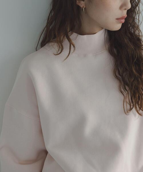 URBAN RESEARCH Sonny Label(アーバンリサーチサニーレーベル)の「『UR TECH』モックネックスウェット(スウェット・レディース・ホワイト系その他/ピンク/チャコールグレー・FREE)」の15枚目の写真