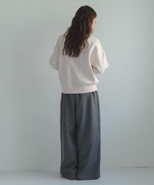 URBAN RESEARCH Sonny Label(アーバンリサーチサニーレーベル)の「『UR TECH』モックネックスウェット(スウェット・レディース・ホワイト系その他/ピンク/チャコールグレー・FREE)」の7枚目の写真