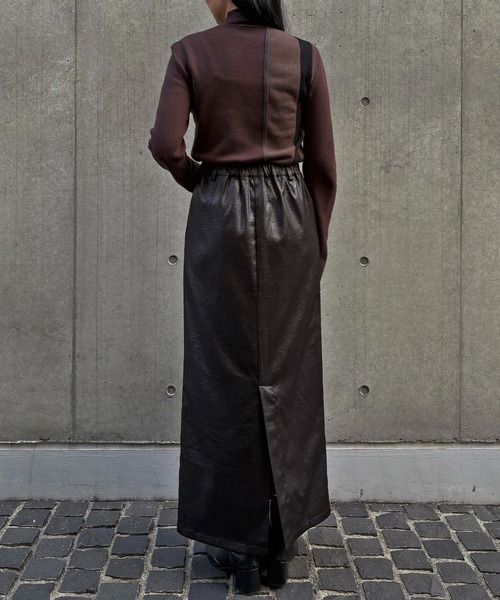 &g'aime（アンジェム）の「【&ｇ'aime 】ラメMIX配色ニット　Lame MIX Color Knit（ニット/セーター・レディース・ブラウン/グレイッシュベージュ/ブラック・FREE）」の10枚目の写真