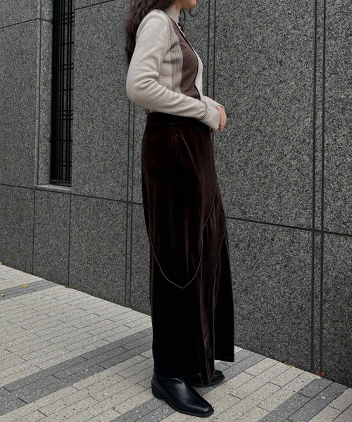 &g'aime（アンジェム）の「【&ｇ'aime 】ラメMIX配色ニット　Lame MIX Color Knit（ニット/セーター・レディース・ブラウン/グレイッシュベージュ/ブラック・FREE）」の20枚目の写真