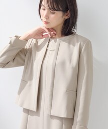 INDIVI｜インディヴィのノーカラージャケット通販 - ZOZOTOWN