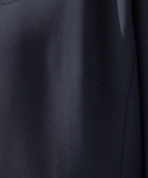 INDIVI（インディヴィ）の「【上品光沢／セレモニー／SETUP可能】切り替えデザインジャケット（ノーカラージャケット・レディース・ネイビー/ベージュ系5・38/36/19/40/15 /13/05）」の11枚目の写真