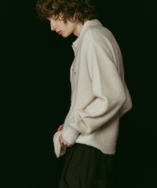 Knuth Marf（クヌースマーフ）の「Knuth Marf fox over polo neck knit special edition（ニット/セーター・レディース・ライトグリーン/ベージュ/グレー・FREE）」の11枚目の写真