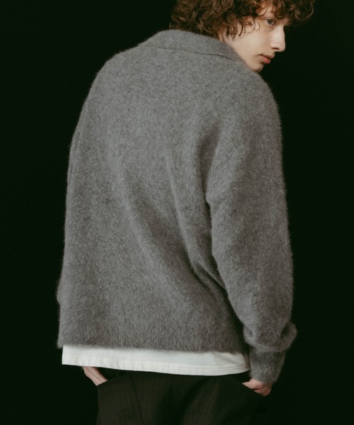 Knuth Marf（クヌースマーフ）の「Knuth Marf fox over polo neck knit special edition（ニット/セーター・レディース・ライトグリーン/ベージュ/グレー・FREE）」の13枚目の写真