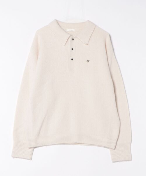 Knuth Marf（クヌースマーフ）の「Knuth Marf fox over polo neck knit special edition（ニット/セーター・レディース・ライトグリーン/ベージュ/グレー・FREE）」の16枚目の写真