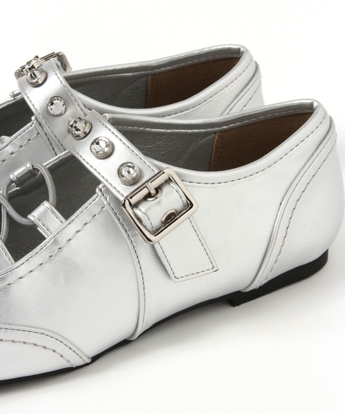 PAGEBOY(ページボーイ)の「【Casselini】レースアップスニーカー(スニーカー・レディース・ブラック/シルバー・MEDIUM/LARGE)」の14枚目の写真