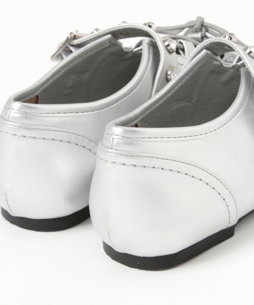PAGEBOY(ページボーイ)の「【Casselini】レースアップスニーカー(スニーカー・レディース・ブラック/シルバー・MEDIUM/LARGE)」の15枚目の写真