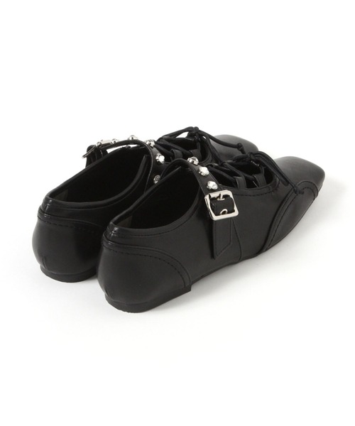 PAGEBOY(ページボーイ)の「【Casselini】レースアップスニーカー(スニーカー・レディース・ブラック/シルバー・MEDIUM/LARGE)」の6枚目の写真