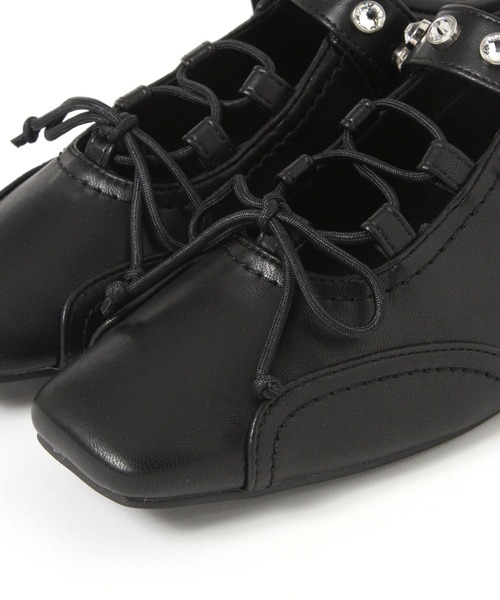 PAGEBOY(ページボーイ)の「【Casselini】レースアップスニーカー(スニーカー・レディース・ブラック/シルバー・MEDIUM/LARGE)」の8枚目の写真